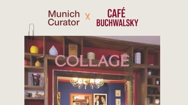 Collage making with Matthias Worsch at Caffe Buchwalski