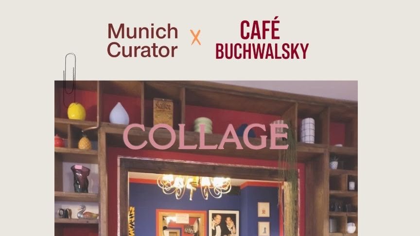 Titelbild der Veranstaltung Collage making with Matthias Worsch at Caffe Buchwalski