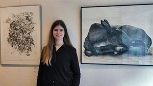 Vernissage galeria artemisia: Anna-Katharina Bissantz, drawings and printmakings