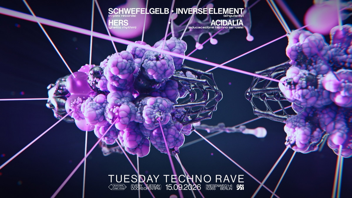 Titelbild der Veranstaltung ✦encore.une.fois✦ / TUESDAY TECHNO RAVE