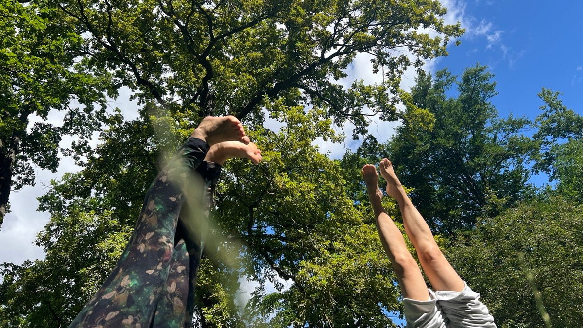 Yoga im Clara-Park