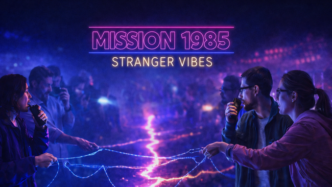 Mission 1985 - Stranger Vibes (Neon, Rätsel & Action)