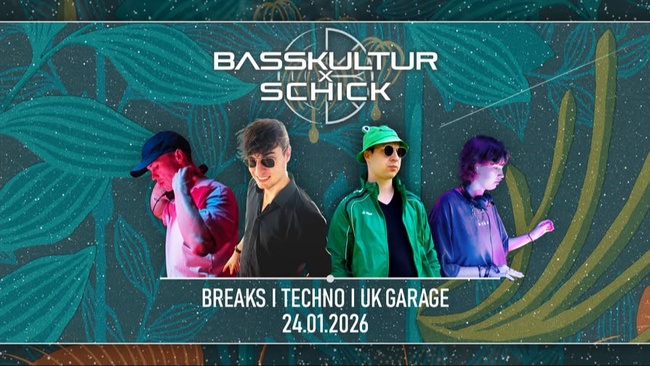 Basskultur - Break & Techno Session: DJ Audience · TyTo · Spalture Shock · Mosaik