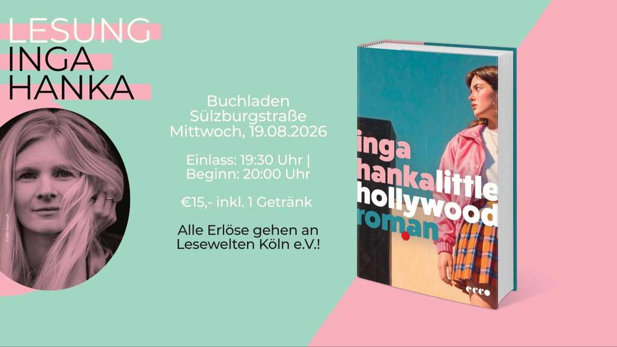 Titelbild der Veranstaltung LESUNG - Inga Hanka
