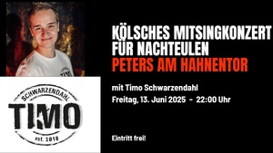 MitSingKunzät vür Naaksüüle, kostenloses Mitsingkonzert mit Timo Schwarzendahl