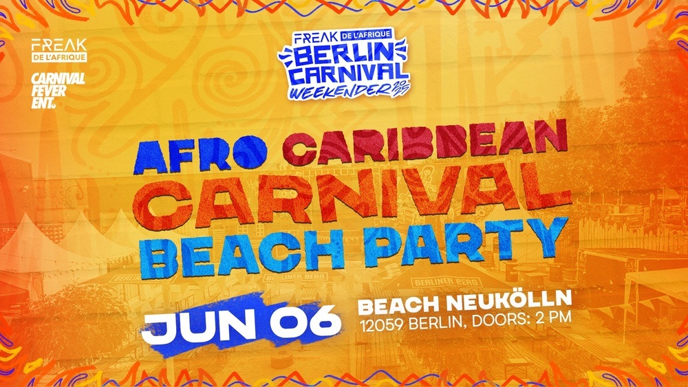 Afro Caribbean Carnival Beach Party
