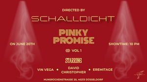 Schalldicht - Pinky Promise VOL.1 // mit Vin Vega, David Christopher und Eremitage