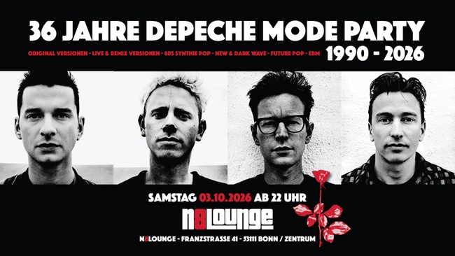 36 Jahre Depeche Mode Party