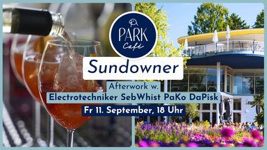 SUNDOWNER auf dem PARK Café Rooftop 🌅