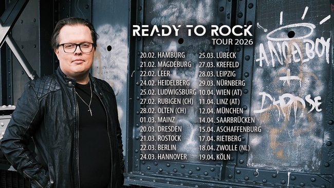 Angelo Kelly - READY TO ROCK Tour 2026 - AUSVERKAUFT