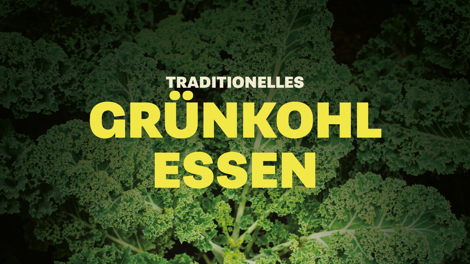 Traditionelles Grünkohlessen
