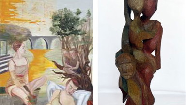 Malerei von Rosa Loy & Skulpturen von Reinhard Fischer