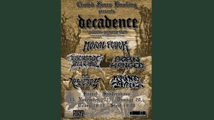 Hardcoreshow mit Decadence / Moral Fever / Woat / Born Hanged / No Escape / Bridge Burner