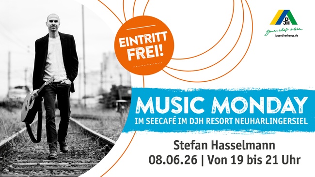 Stefan Hasselmann zum Music Monday im Seecafé im DJH Resort
