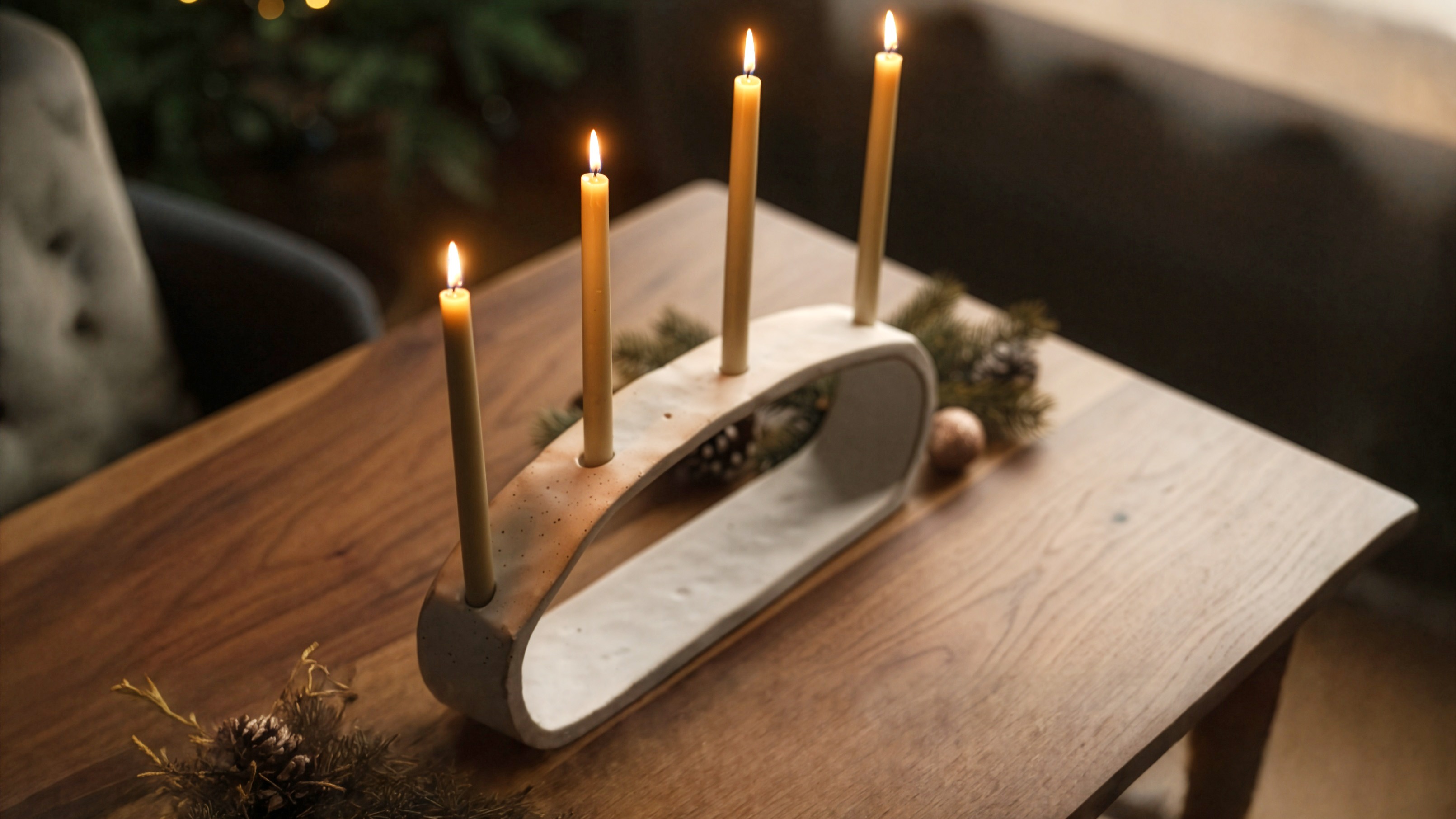 Töpfer deinen eigenen Adventskranz Weihnachts-Special