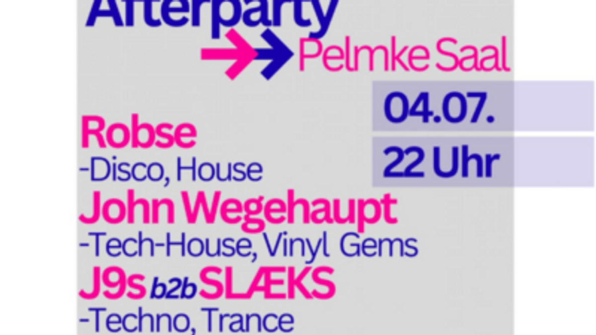 Aftershow in der Pelmke