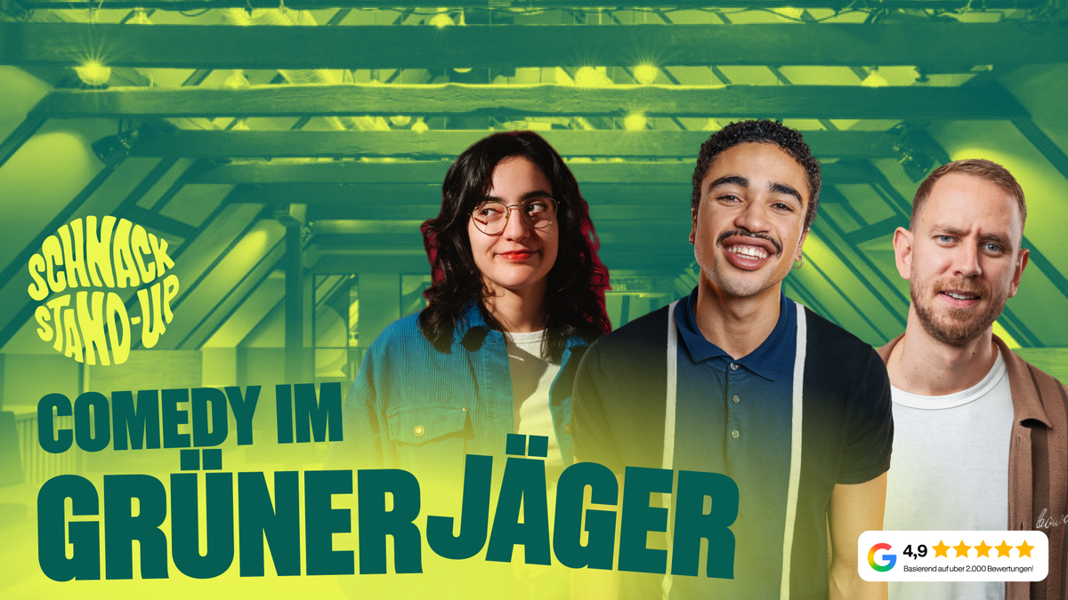 Titelbild der Veranstaltung SCHNACK Stand-Up Comedy im Grüner Jäger - St. Pauli