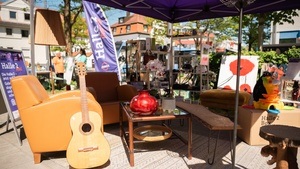 Wochenmarkt Freimann: Gebrauchtes abgeben und entdecken mit dem Halle 2 Mobil!