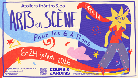 Arts en Scène 2026 –  Programme estival de théâtre en français / Sommerprogramm mit Theaterstücken auf Französisch