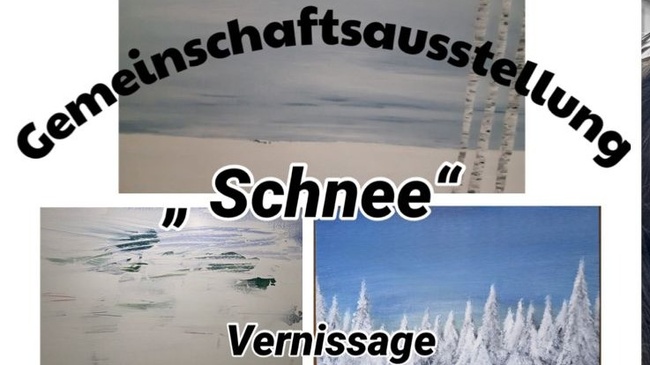 Ausstellungseröffnung "Schnee"