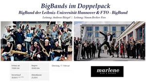 Doppelkonzert FTO-Bigband und Uni-Bigband Hannover