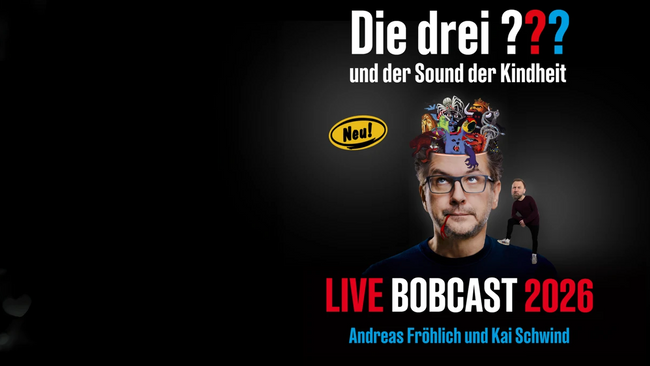 Live Bobcast 2026 - Die Drei Fragezeichen und der Sound der Kindheit
