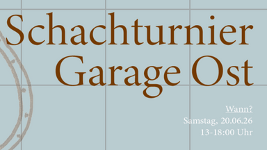 Schachturnier Garage Ost