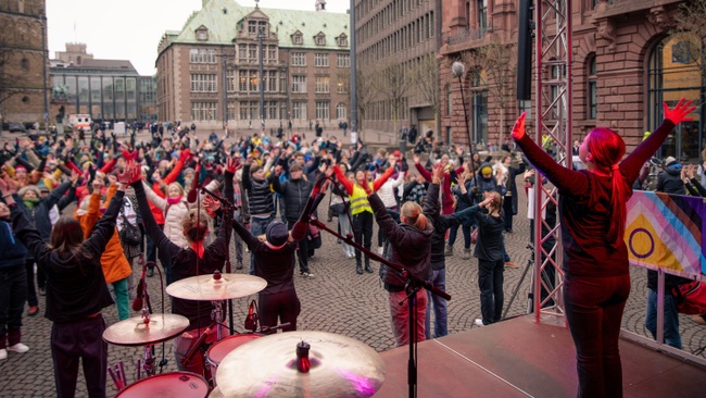 Tanzdemo "One Billion Rising"