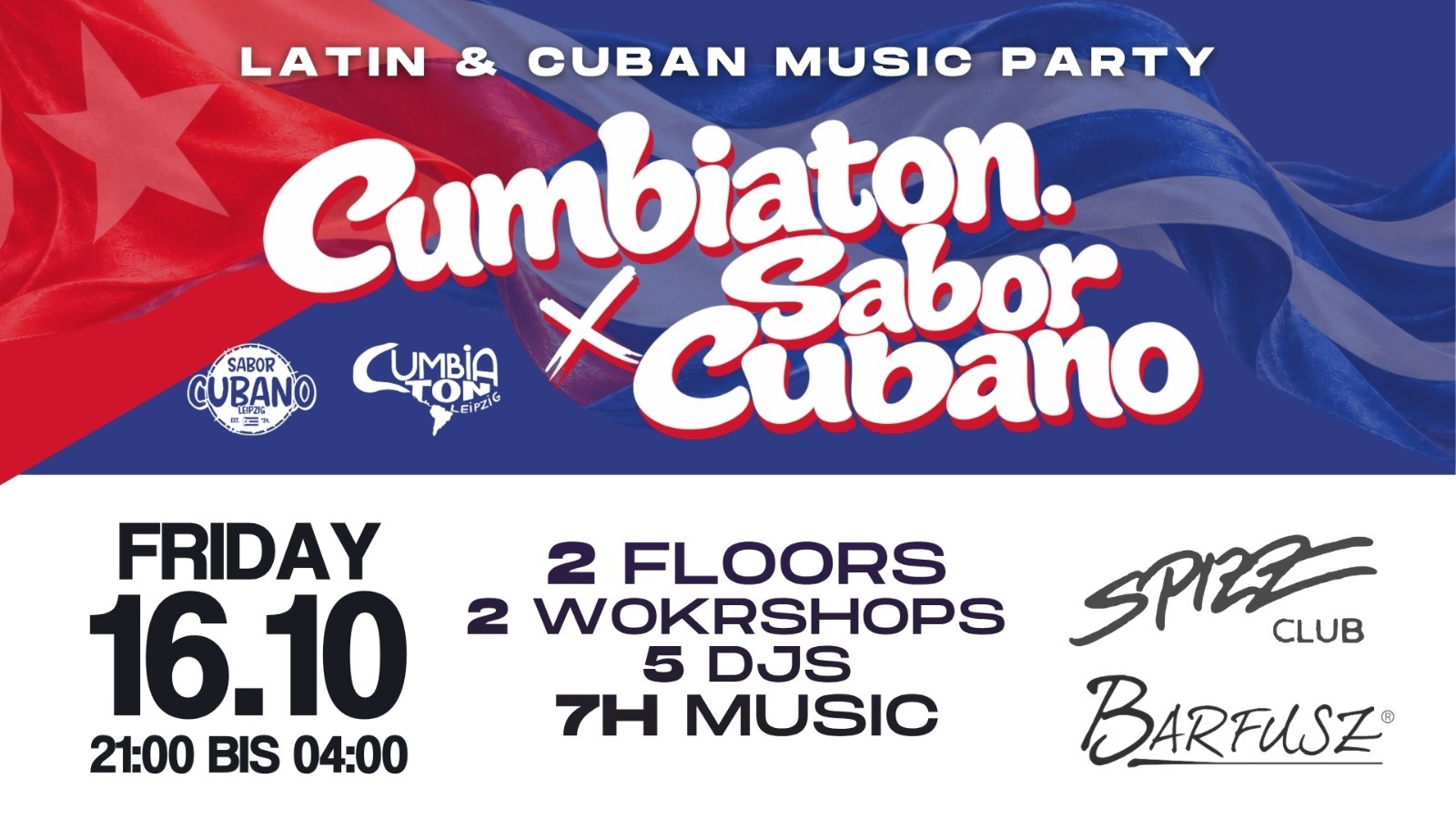 Cumbiaton Leipzig x Sabor Cubano | Latin & Cuban Music Party