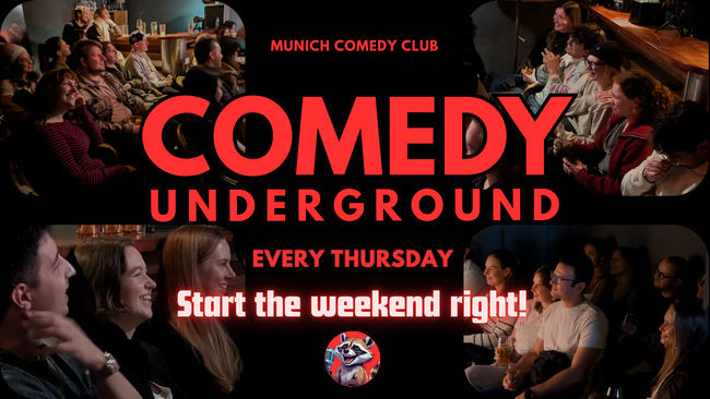 Comedy Underground | English Standup Comedy Showcase in Munich