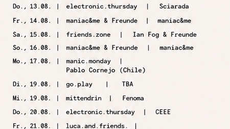 electronic.thursday mit Sciarada