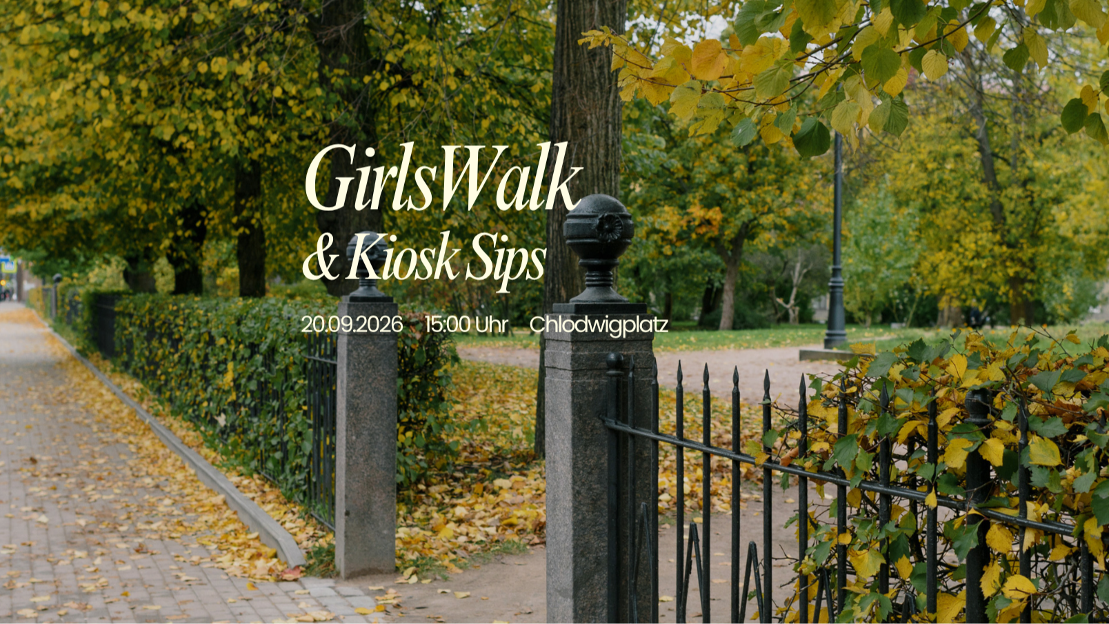Girls Walk & Kiosk Sips | A Sunday for connecting