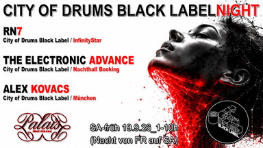 CITY OF DRUMS BLACK LABEL NIGHT