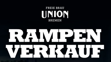 Rampenverkauf in der UNION Brauerei Bremen