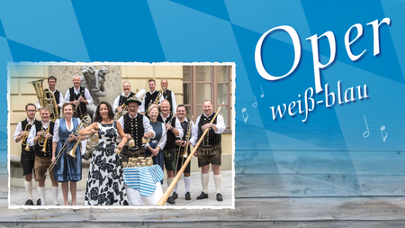Oper weiß-blau