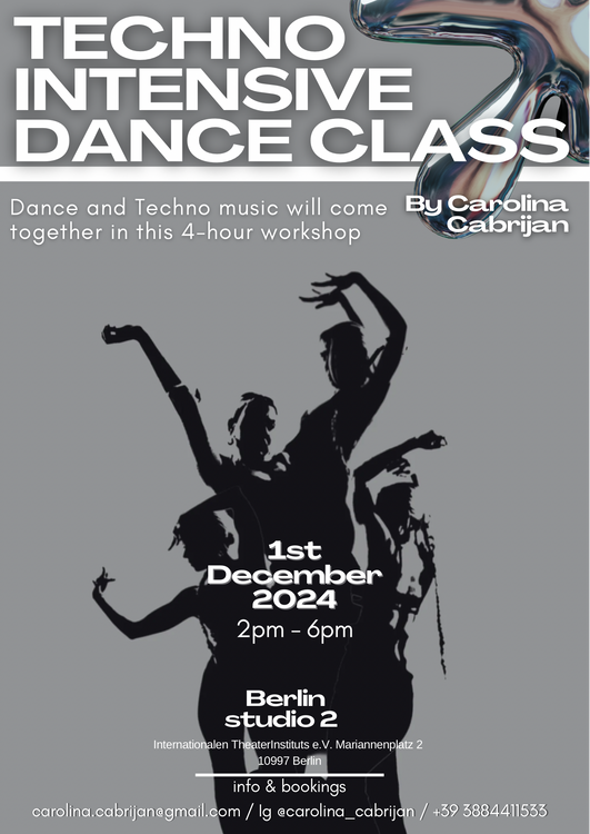 TECHNO INTENSIVE DANCE CLASS