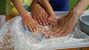 Kunterbunte Wollwerke filzen - Workshop für Anfänger und Familien