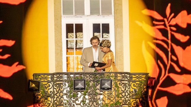 Rilke im Schlosspark - Freilichttheater von Eva Sixt und Joseph Berlinger