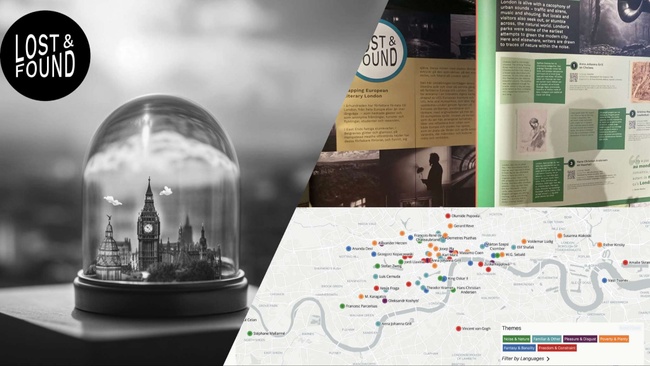 Lost & Found Exhibition - A European Literary Map of London