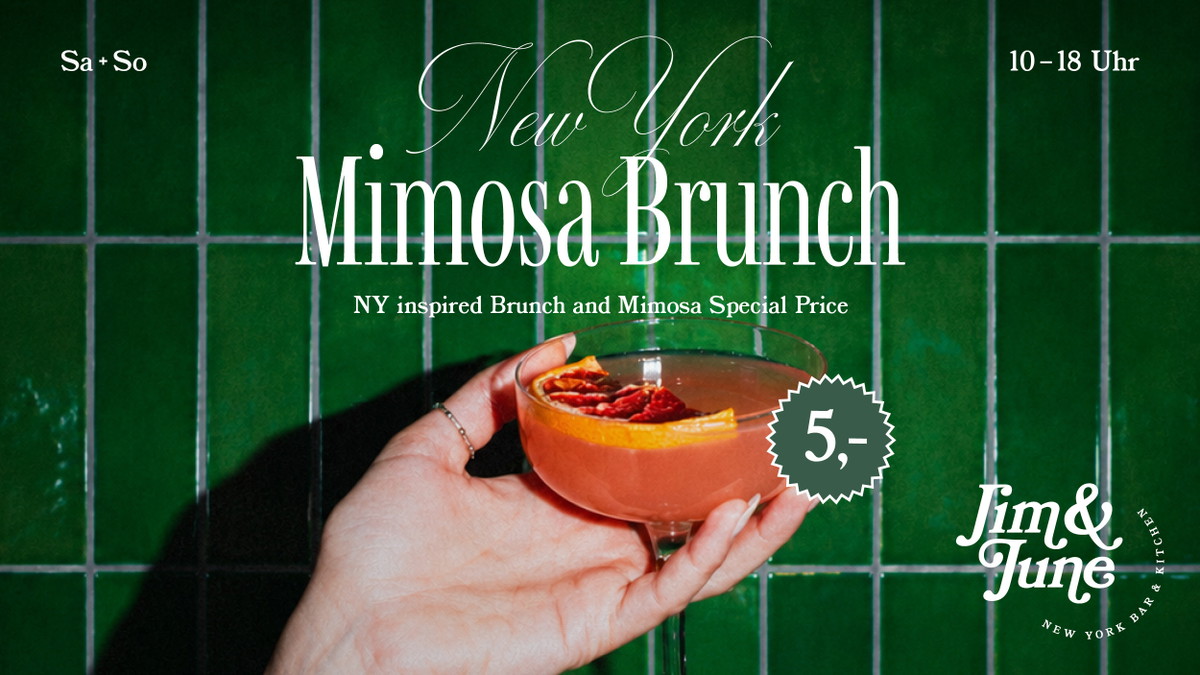 Titelbild der Veranstaltung New York Mimosa Brunch @Jim&June