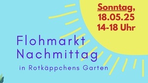 Flohmarkt-Nachmittag in Rotkäppchens Garten