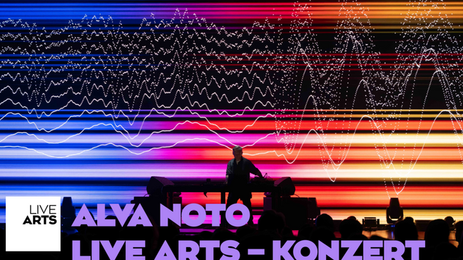live arts Konzert - Alva Noto mit HYBR:ID UNI PARA
