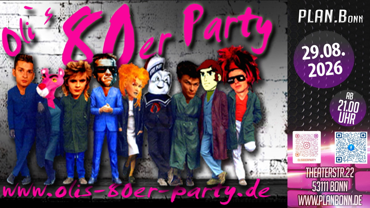 Olis 80er Party 29.08.2026