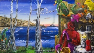 MASHUP!  Malerei und Objekte von Adrian Mudder und Aaron Rahe