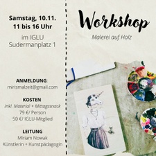 Workshop: Malerei auf Holz