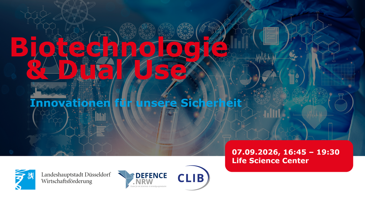 Titelbild der Veranstaltung Biotechnologie & Dual Use