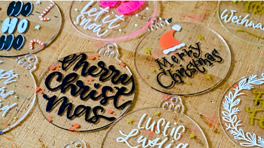 Kreativworkshop WEIHNACHTSLETTERING