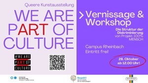 Queere Kunstausstellung "We are pART of culture"