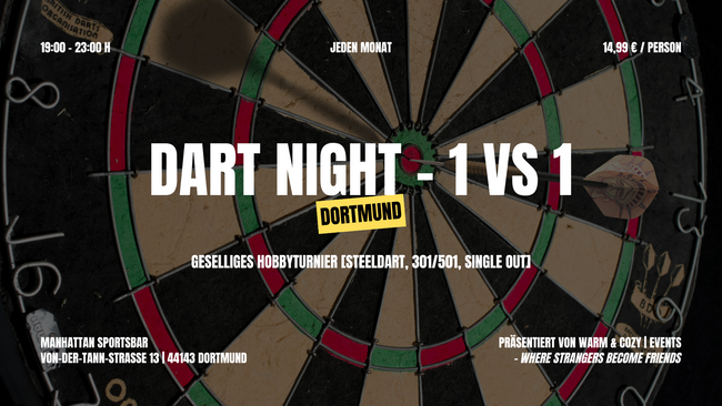 Dart Night – 1 vs 1 | Dortmund