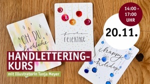 Malkurs Handlettering & Easy Weihnachtskarten